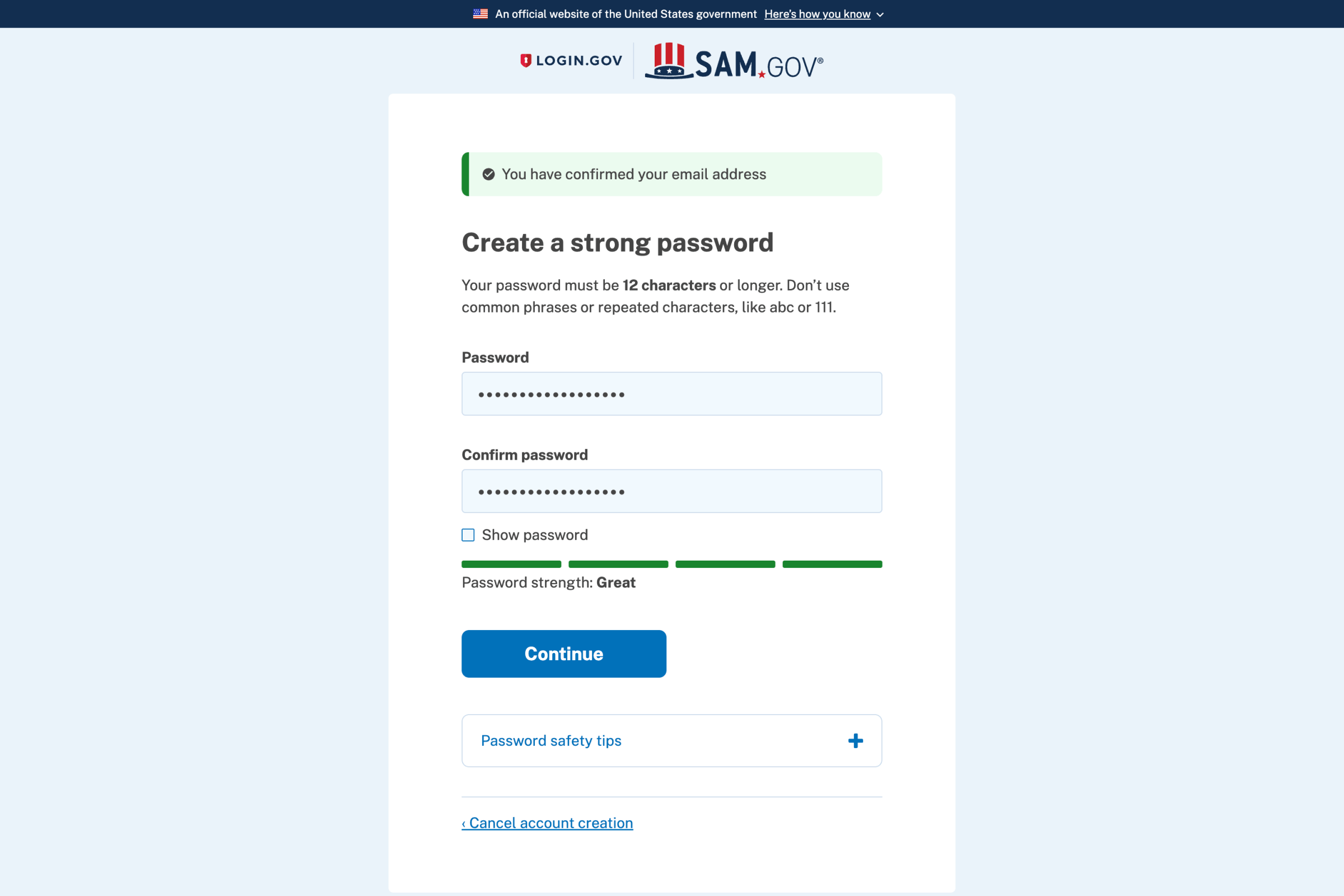 Register new entity