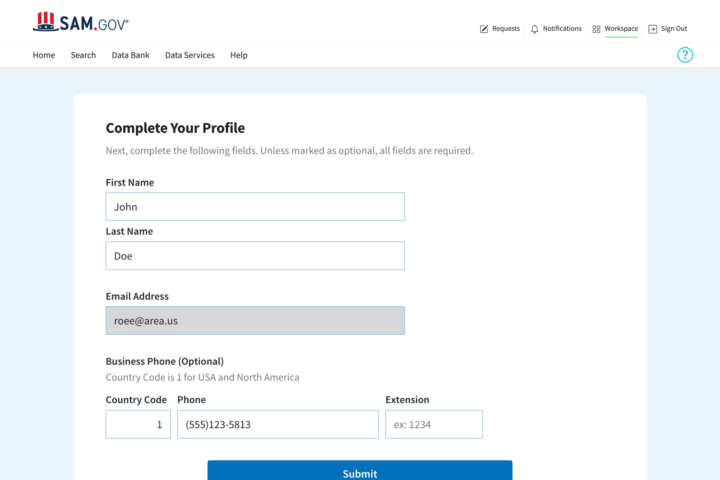 Register new entity