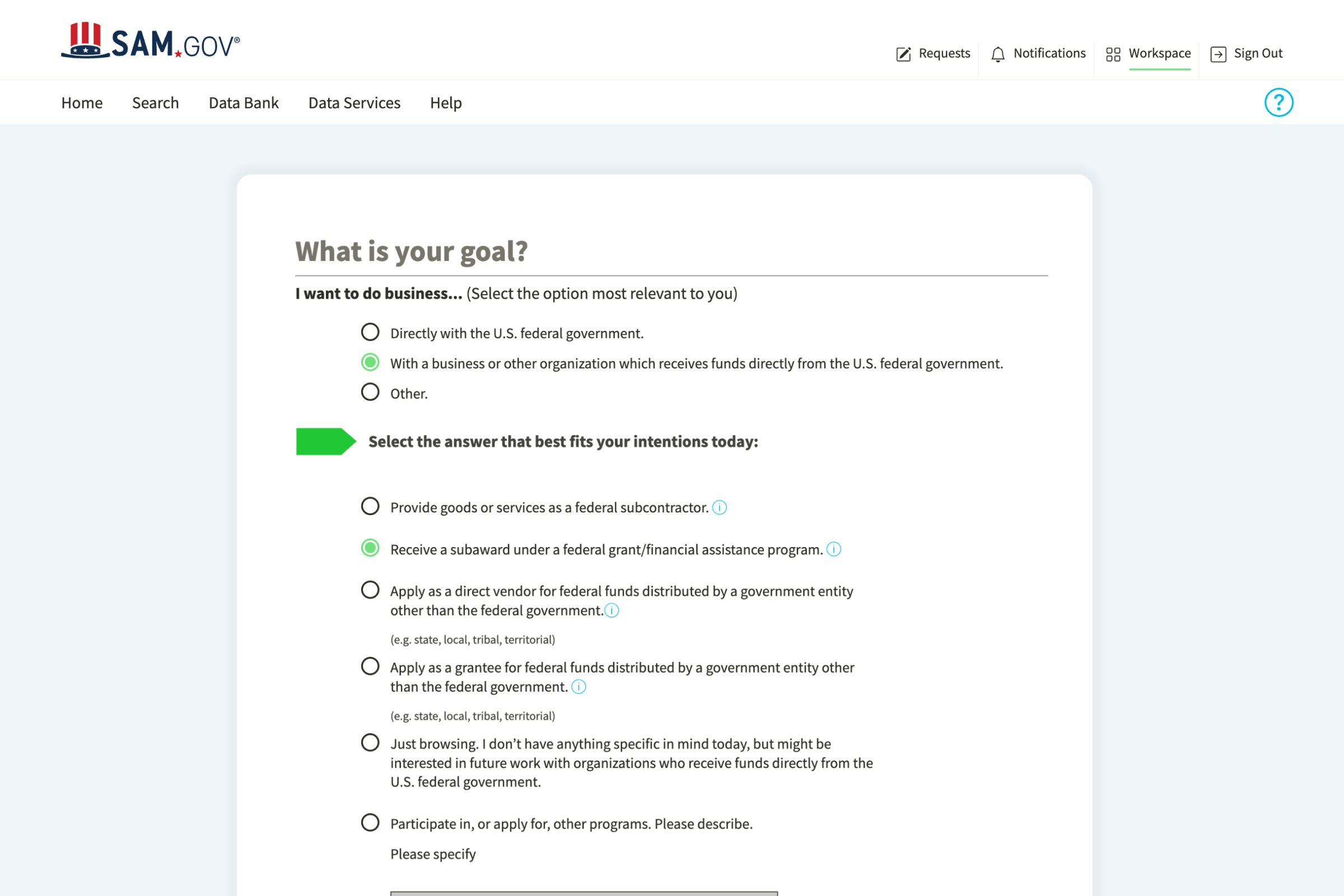 Register new entity